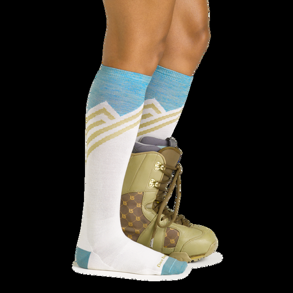 Darn Tough Women's Peaks RFL Over-the-Calf Ultra-Lightweight Ski & Snowboard Socks