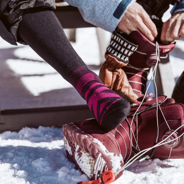Darn Tough Women's RFL Over-the-Calf Ultra-Lightweight Ski & Snowboard Socks
