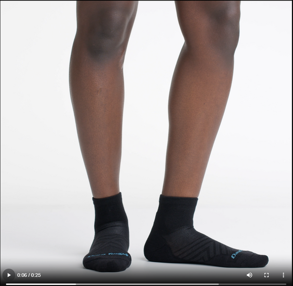 Darn Tough Women's Run Quarter Cushioned Ultra-Lightweight Running Socks