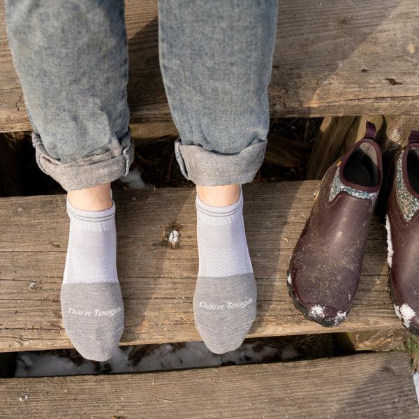 Darn Tough Women's Steely No Show Tab Lightweight Work Sock