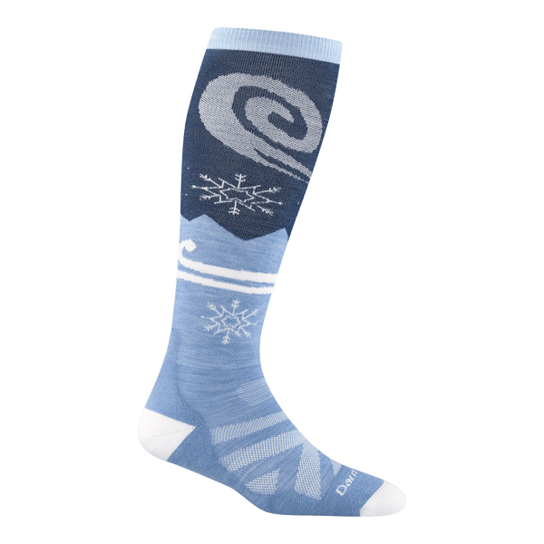 Darn Tough Women's Swirlwind Over-the-Calf Lightweight Ski & Snowboard Socks