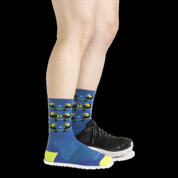 Darn Tough Women's Toco Loco Micro Crew Ultra-Lightweight Running Sock-Last Chance