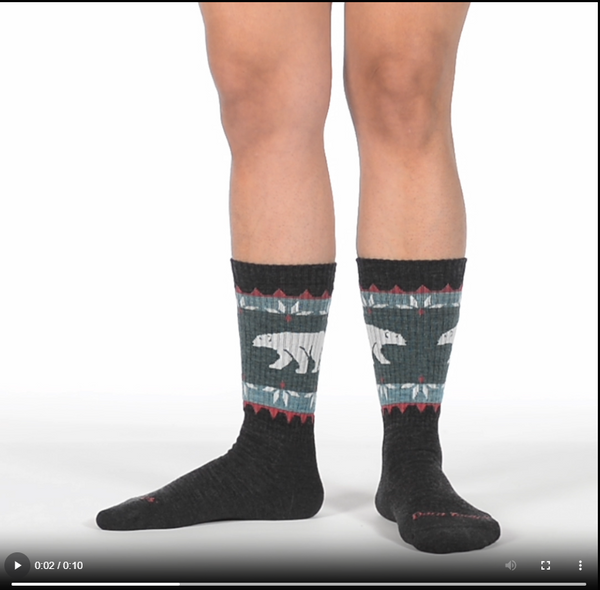 Darn Tough Women's Vanna Grizzle Boot Midweight Hiking Socks