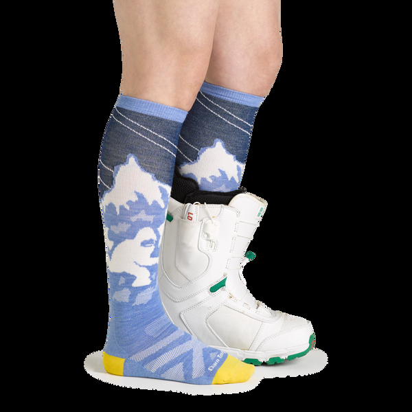 Darn Tough Women's Yeti Over-the-Calf Lightweight Ski & Snowboard Socks