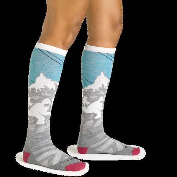 Darn Tough Women's Yeti Over-the-Calf Midweight Ski & Snowboard Socks