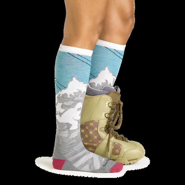 Darn Tough Women's Yeti Over-the-Calf Midweight Ski & Snowboard Socks