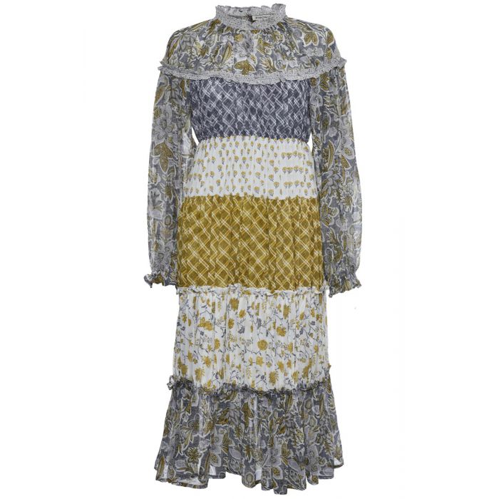 d'ascoli Frederique Ruffle Dress