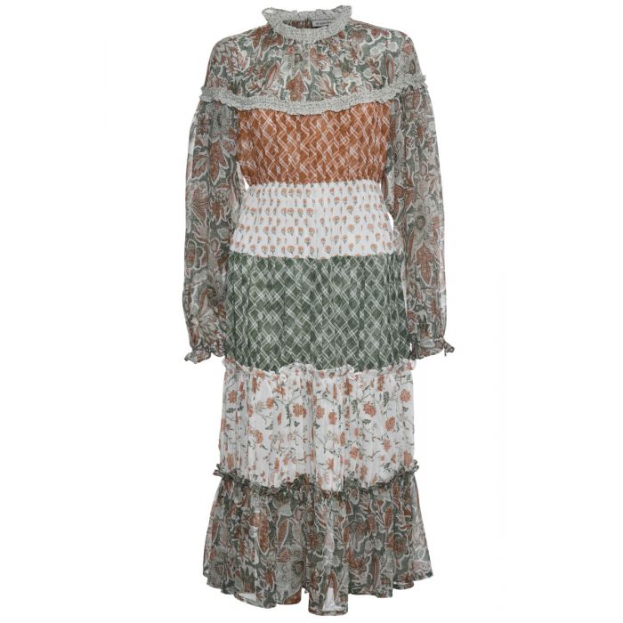 d'ascoli Frederique Ruffle Dress