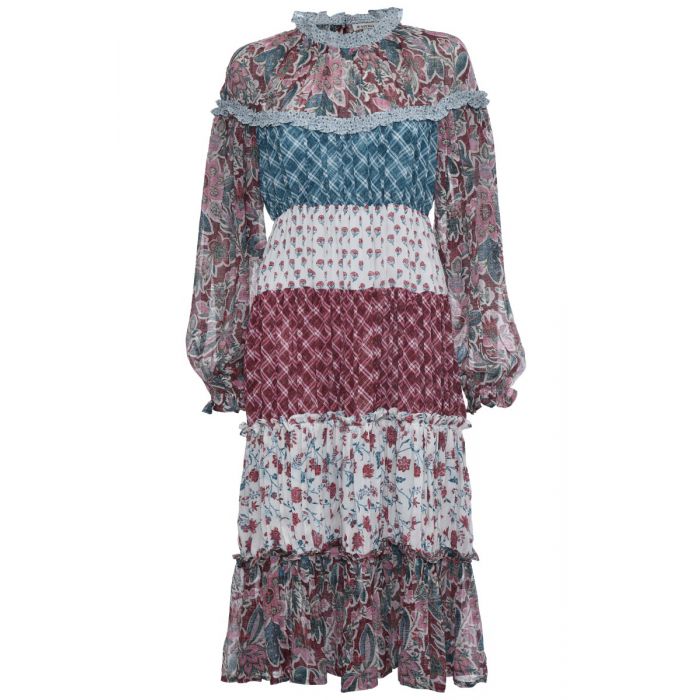 d'ascoli Frederique Ruffle Dress