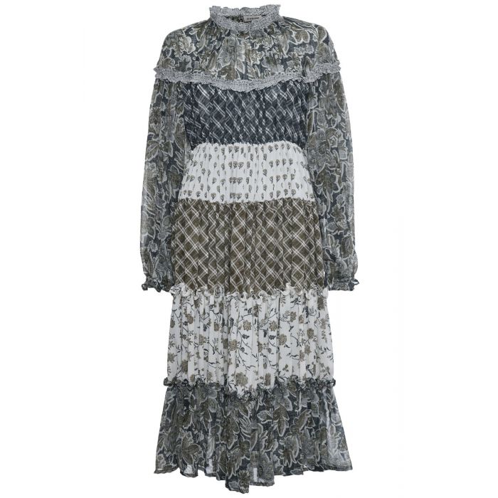 d'ascoli Frederique Ruffle Dress