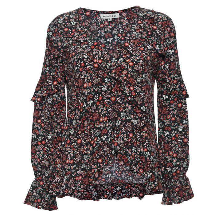 d'ascoli Leela Ruffle Top