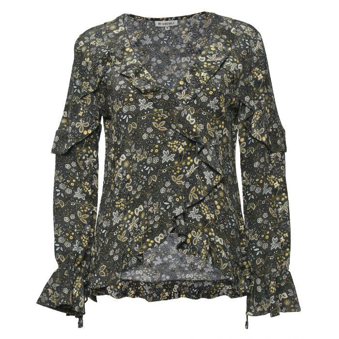 d'ascoli Leela Ruffle Top