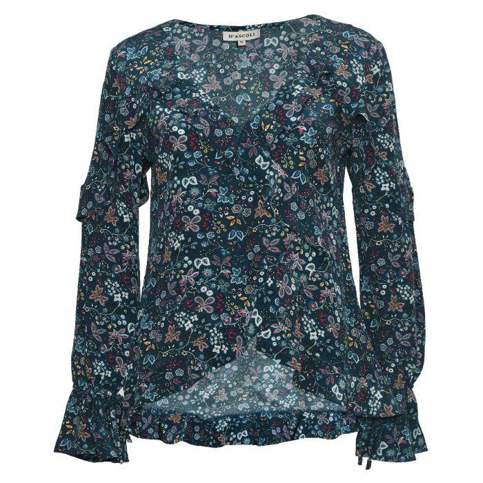 d'ascoli Leela Ruffle Top