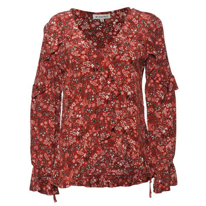 D'ascoli Leela Ruffle Top