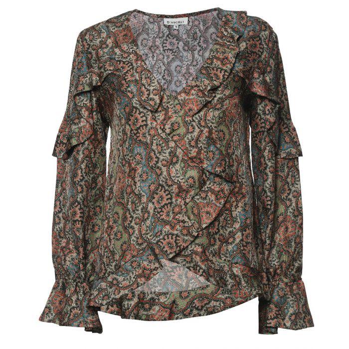 d'ascoli Samovar Ruffle Top