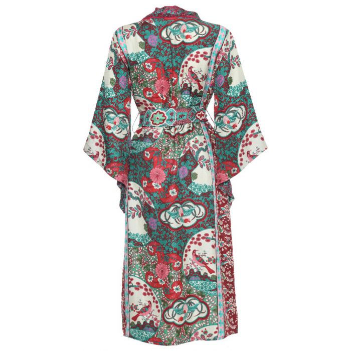 D'ascoli Sutra Kimono Dress