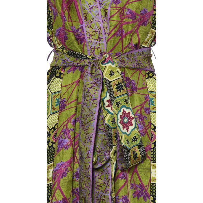 D'ascoli Sutra Kimono Dress