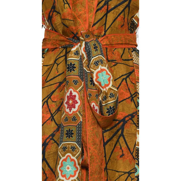 D'ascoli Sutra Kimono Dress