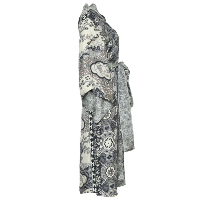 D'ascoli Sutra Kimono Dress