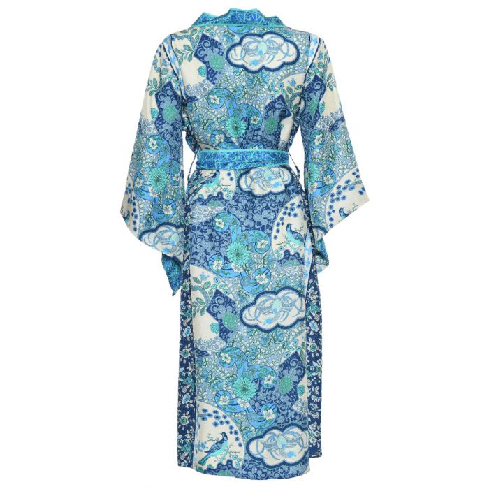 D'ascoli Sutra Kimono Dress