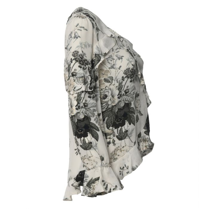 D'ascoli Valley Ruffle Top