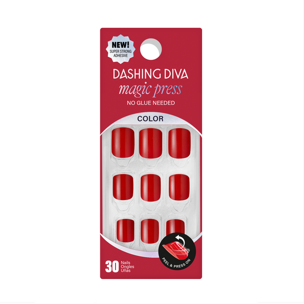 Dashing Diva Cherry Popsicle Magic Press Solid Color