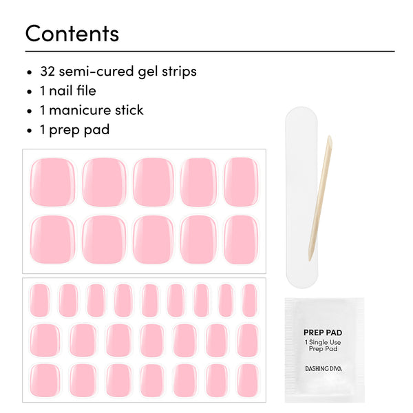 Dashing Diva Citrus Kick Glossy Pedi Glaze Pedicure