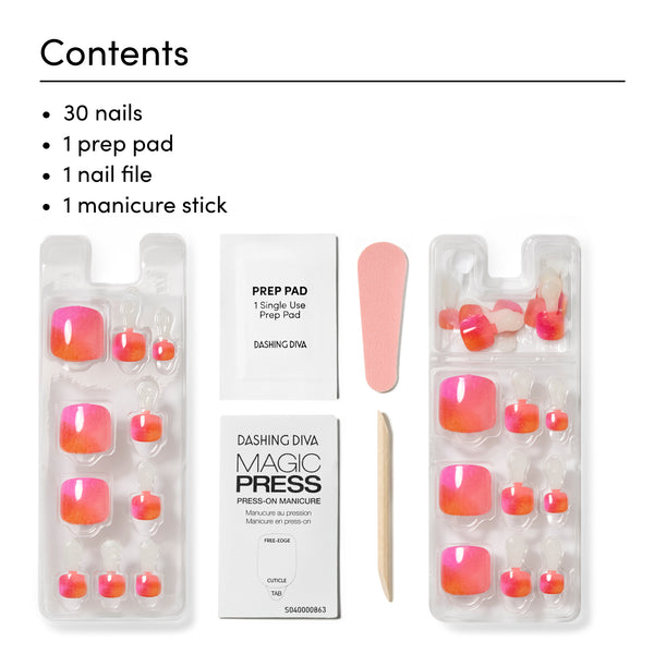 Dashing Diva Bella Bellini Magic Press Pedicure