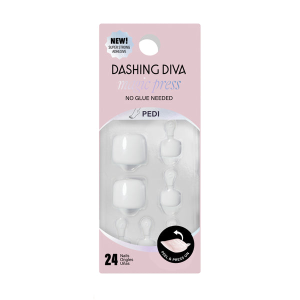 Dashing Diva Blank Slate Magic Press Pedicure
