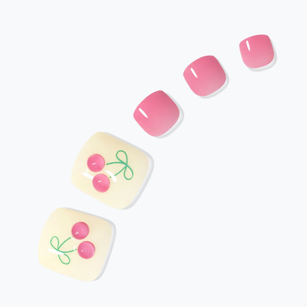 dashing diva Cherry Berry JCK Magic Press Pedicure