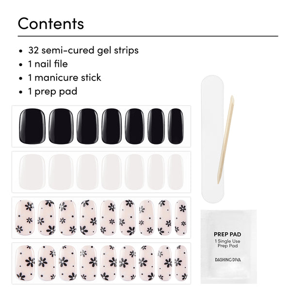 Dashing Diva Chia Seeds Glaze Design