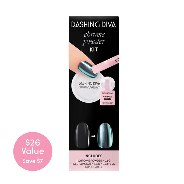 dashing diva Chrome Ice Chrome Powder Kit