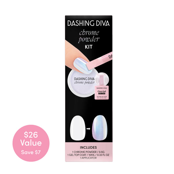 dashing diva Emerald Pearl Chrome Powder Kit