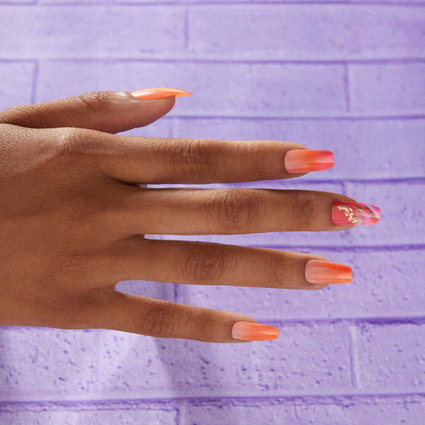 Dashing Diva Energy Citron Gel Nails