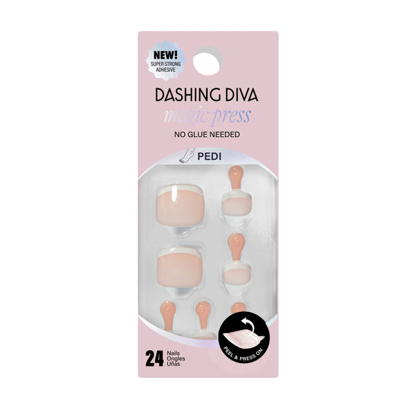Dashing Diva Fit For A Queen Magic Press Pedicure