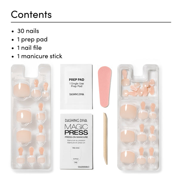 Dashing Diva Fit For A Queen Magic Press Pedicure