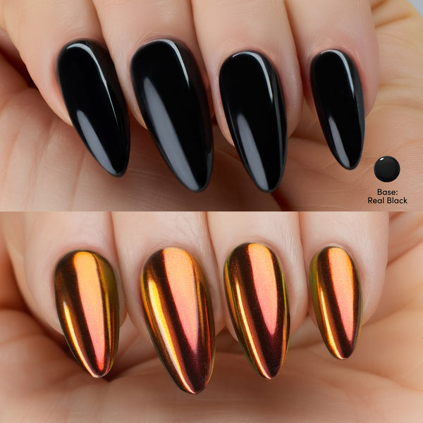 Dashing Diva Iridescent Red Chrome Powder