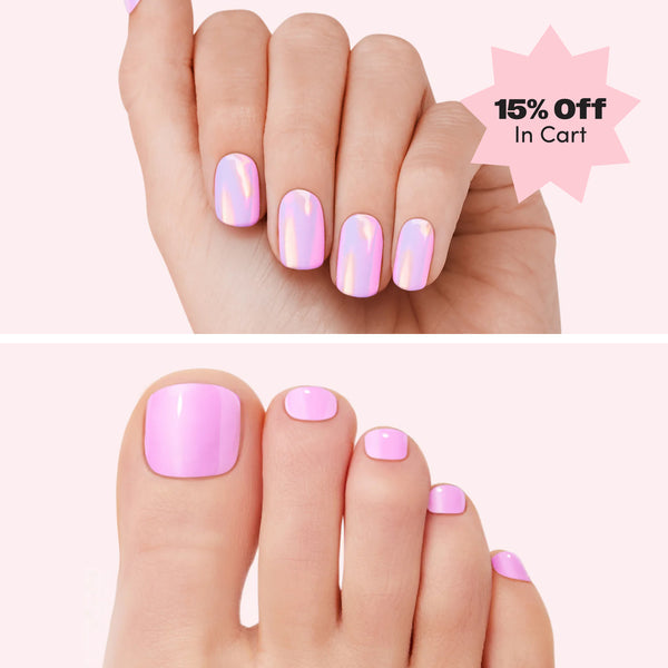 dashing diva Juice Bar Barista Glaze Mani Pedi Set