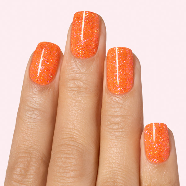 dashing diva Organic Orange Glaze Effect