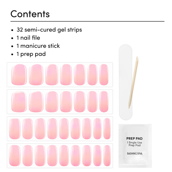 Dashing Diva Peach Rings Glaze Design