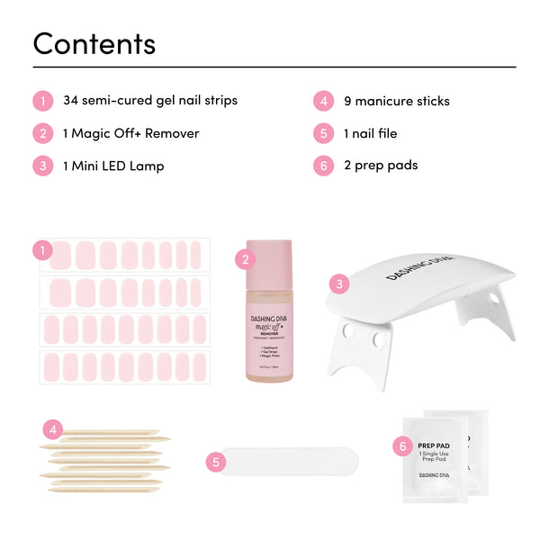 Dashing Diva Powder Pink Glaze Bundle