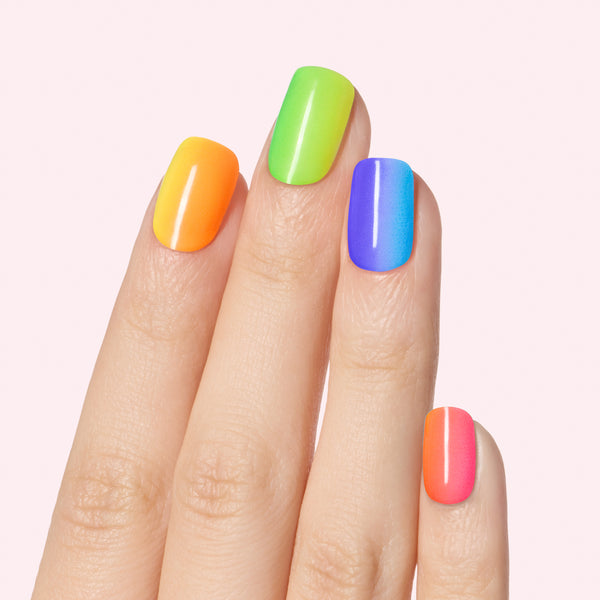 dashing diva Rainbow Pop Glaze Design