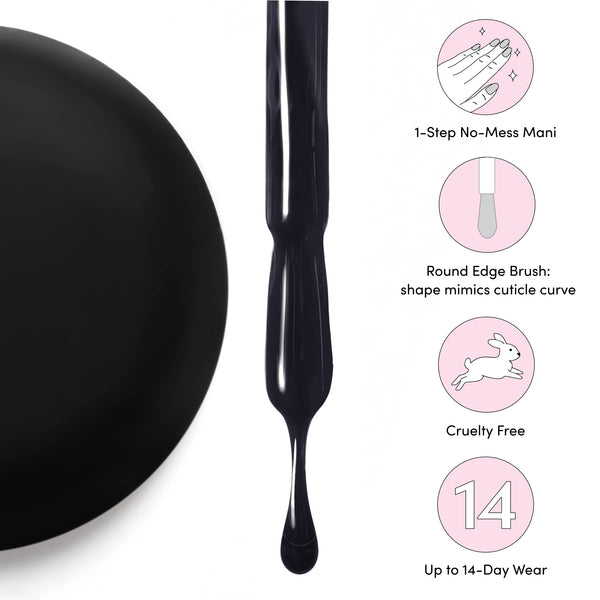 Dashing Diva Real Black One Gel