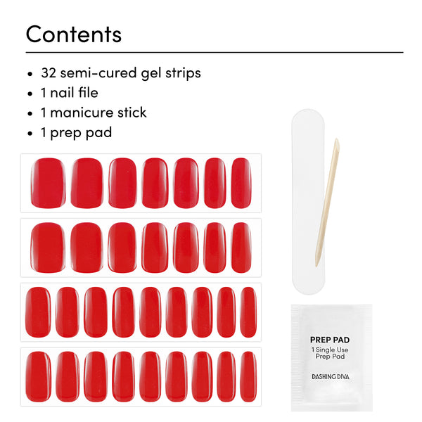 Dashing Diva Real Red Glaze Color Studio