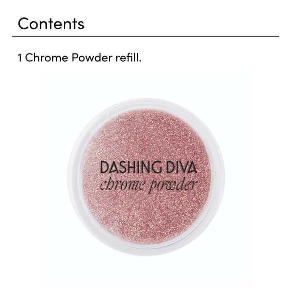 Dashing Diva Rose Gold Chrome Powder
