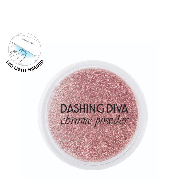dashing diva Rose Gold Chrome Powder