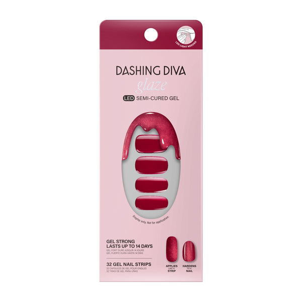 Dashing Diva Ruby Red Apple Glaze Effect