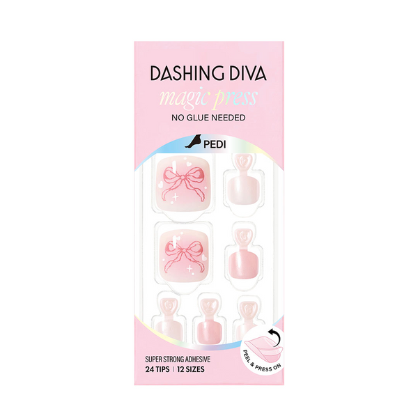 Dashing Diva Silky Ribbon JCK Magic Press Pedicure