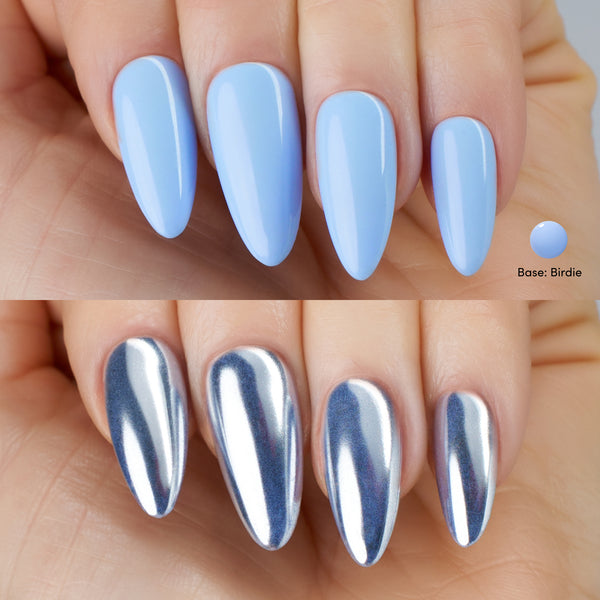 Dashing Diva Silver Chrome Chrome Powder Kit