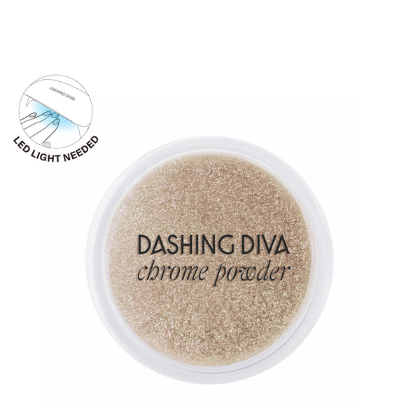 dashing diva Soft Gold Chrome Powder